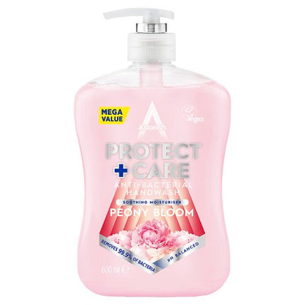 Astonish Anti-Bacterial Peony Handwash 600ml