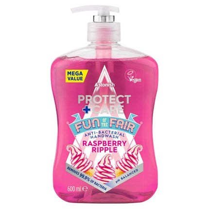 Astonish Anti-Bacterial Raspberry Ripple Handwash 600ml