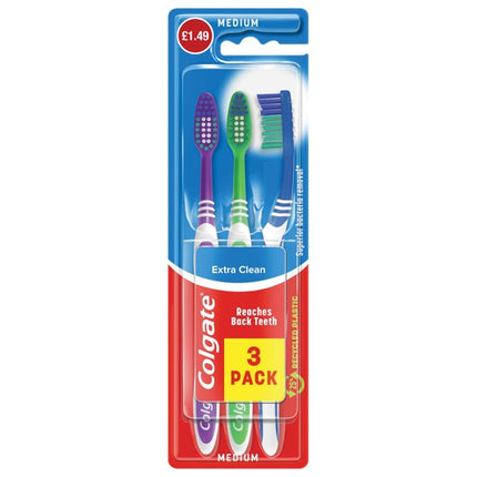 Colgate Extra Clean Toothbrush x3 £1.49