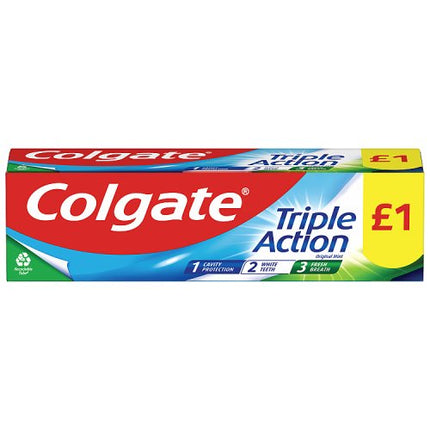 Colgate Triple Action Toothpaste 75ml £1.00