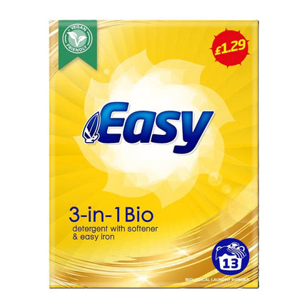 Easy 3in1 Bio Laundry Powder 13 Wash 884g £1.29