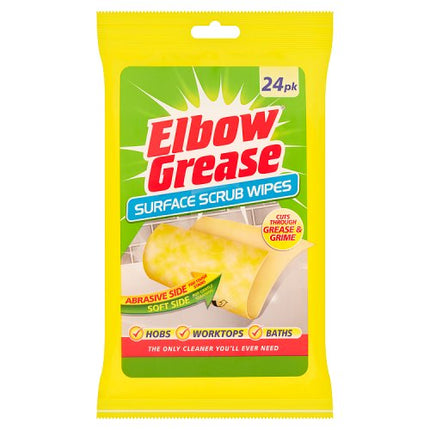 Elbow Grease Anti-Bacterial Surface Wipes x24