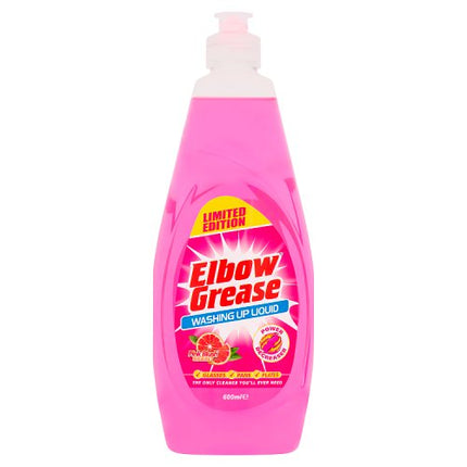 Elbow Grease Pink Washing Up Liquid 600ml