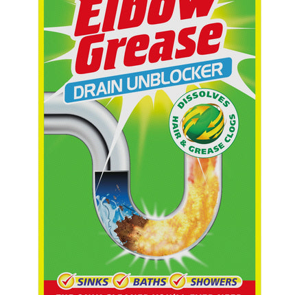 Elbow Grease Drain Unblocker Sachets 3x25g