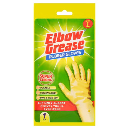 Elbow Grease Large Rubber Gloves 1 Pair