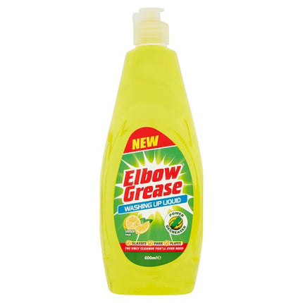 Elbow Grease Lemon Washing Up Liquid 600ml