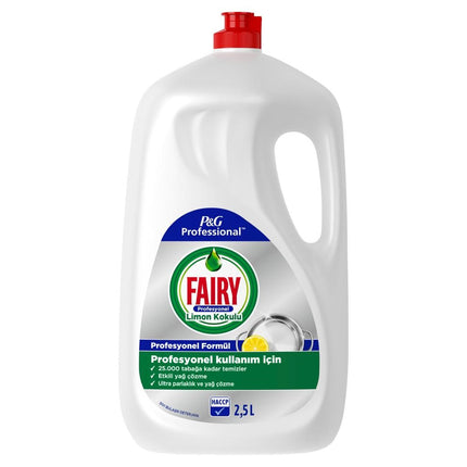 Fairy Professional Lemon Washing Up Liquid 2.5L Turkish