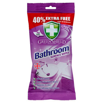 Green Shield Bathroom Surface Wipes x70