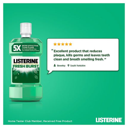 Listerine Fresh Burst Mouthwash 500ml