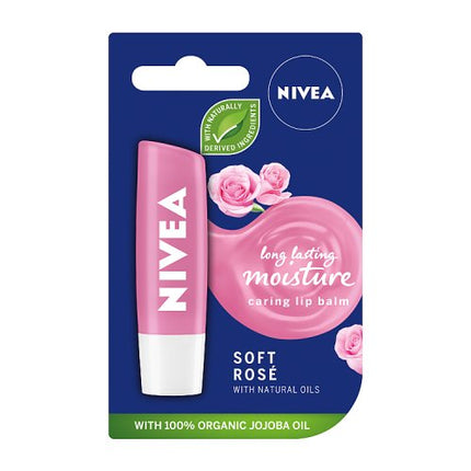 Nivea Soft Rose Lip Balm 5.5ml