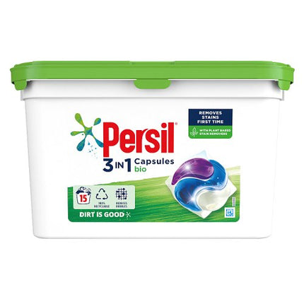 Persil 3in1 Bio Laundry Capsules 15 Wash 405g