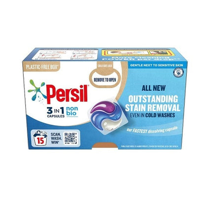 Persil 3in1 Non Bio Laundry Capsules 15 Wash 405g