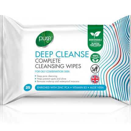 Pure Deep Cleanse Complete Cleansing Wipes x25