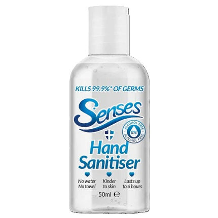 Senses Alcohol Free Hand Sanitiser Gel 50ml