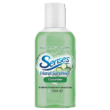 Senses Alcohol Free Cucumber Hand Sanitiser Gel 100ml