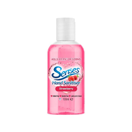 Senses Alcohol Free Strawberry Hand Sanitiser Gel 100ml