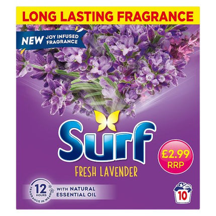 Surf Lavender Laundry Powder 10 Wash 650g £2.99