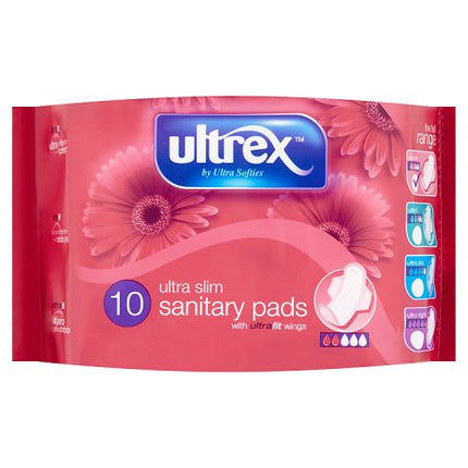 Ultrex Ultra Slim Sanitary Pads x10