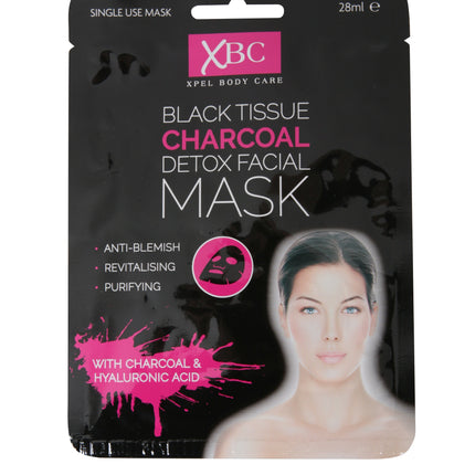 XBC Charcoal Detox Sheet Face Mask 28ml