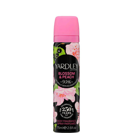 Yardley Blossom & Peach Body Spray  75ml