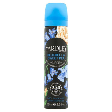 Yardley Bluebell & Sweetpea Body Spray  75ml