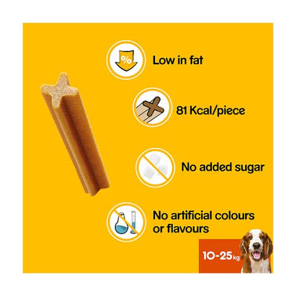 Pedigree Dentastix 7 Dental Sticks Medium Dog 180g £1.95