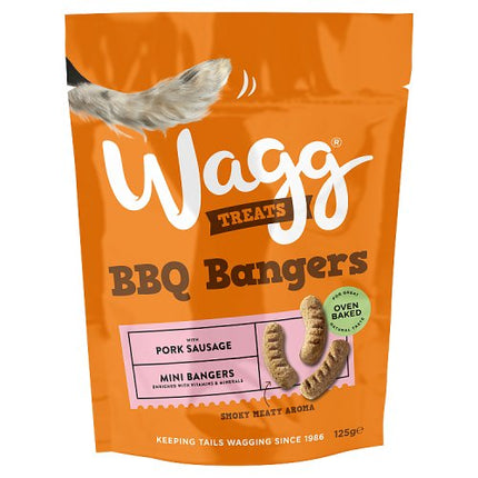 Wagg BBQ Bangers Dog Treats 125g