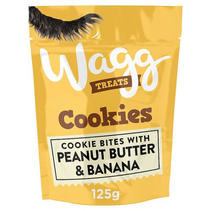 Wagg Peanut & Banana Cookies Dog Treats 125g