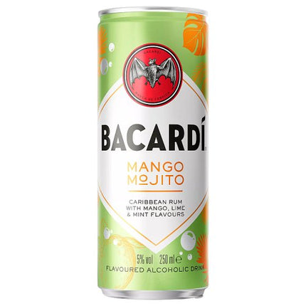 Bacardi Mango Mojito Ready To Drink Cocktail  250ml