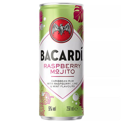 Bacardi Raspberry Mojito RTD 250ml