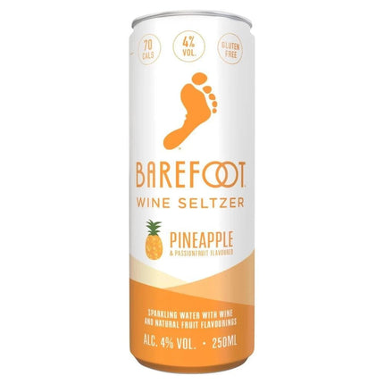 Barefoot Wine Seltzer Pineapple & Passionfruit 250ml