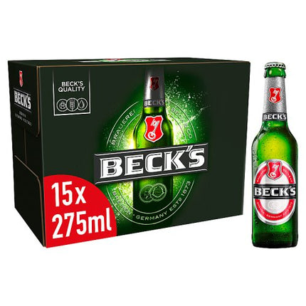 Beck's Regular Beer Bottle 15 x 275ml