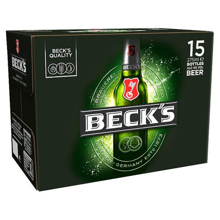 Beck's Regular Beer Bottle 15 x 275ml