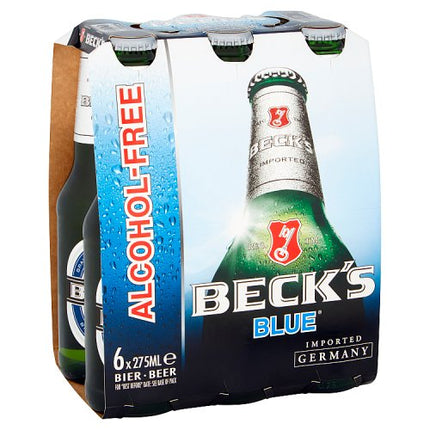 Beck's Blue Alcohol Free Beer Bottle 6 x 275ml