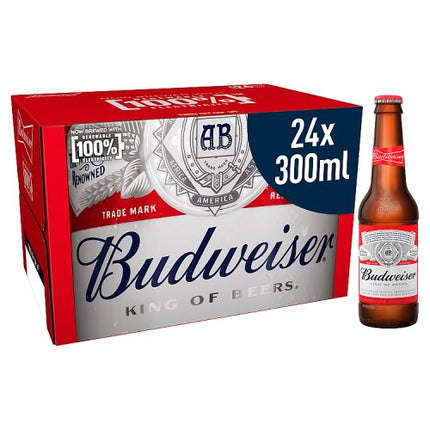 Budweiser Beer Bottle 300ml