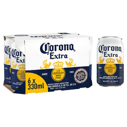 Corona Extra Can 6 x 330ml