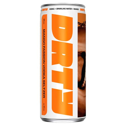 DRTY Mango Passion Vodka Seltzer RTD Can 330ml