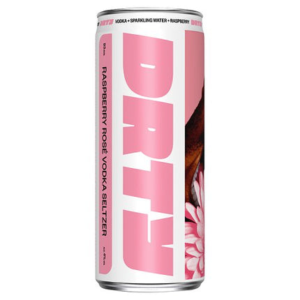 DRTY Raspberry Rosé Vodka Seltzer RTD 330ml