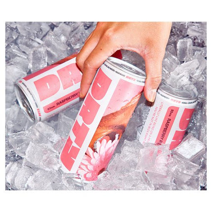 DRTY Raspberry Rosé Vodka Seltzer RTD Can 4 x 330ml