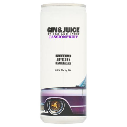 Gin & Juice by Dre & Snoop Passionfruit Can 250ml