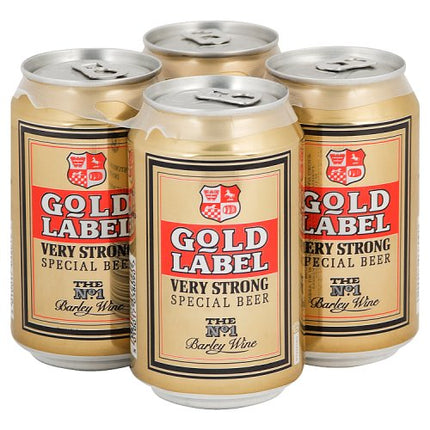 Gold Label Very Strong Special Beer Can 4 x 330ml