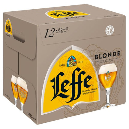 Leffe Blonde Bottle 12 x 330ml