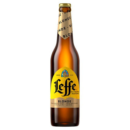 Leffe Blonde Beer Bottle 12 x 500ml