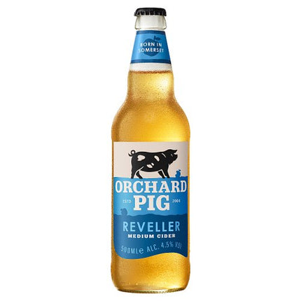 Orchard Pig Reveller Medium Cider Bottle 12 x 500ml