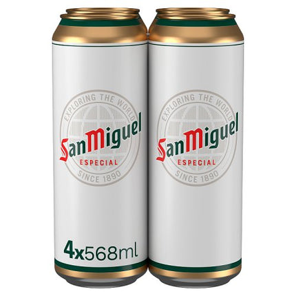 San Miguel Can 4 x 568ml