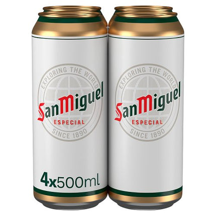 San Miguel Can 4 x 500ml