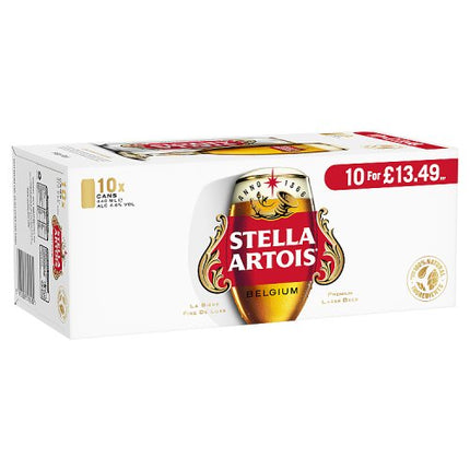 Stella Artois Lager Can 10 x 440ml £13.49