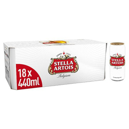 Stella Artois Lager Can 18 x 440ml