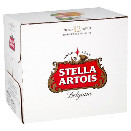 Stella Artois Lager Bottle 12 x 284ml