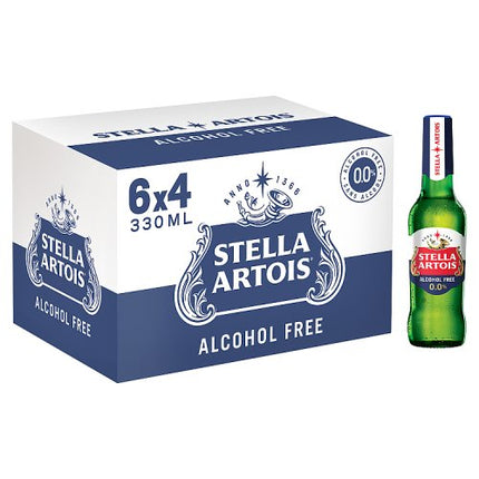 Stella Artois Alcohol Free Beer Bottle 4 x 330ml